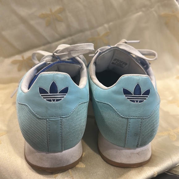 Adidas Samoa 2013 Blue / Turquoise / White Tennis / Athletic / Sneakers / Shoes. - Picture 5 of 11